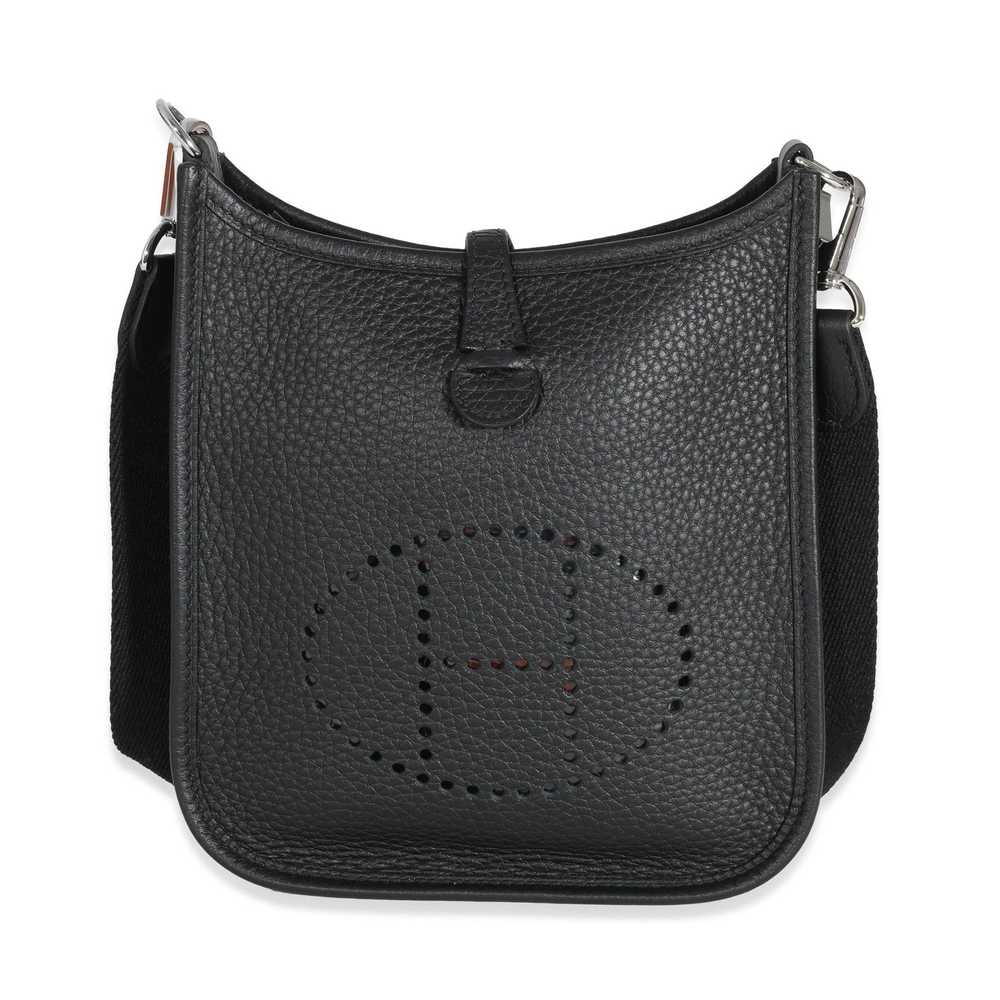 Hermes Hermès Black Taurillon Clemence Evelyne TP… - image 1