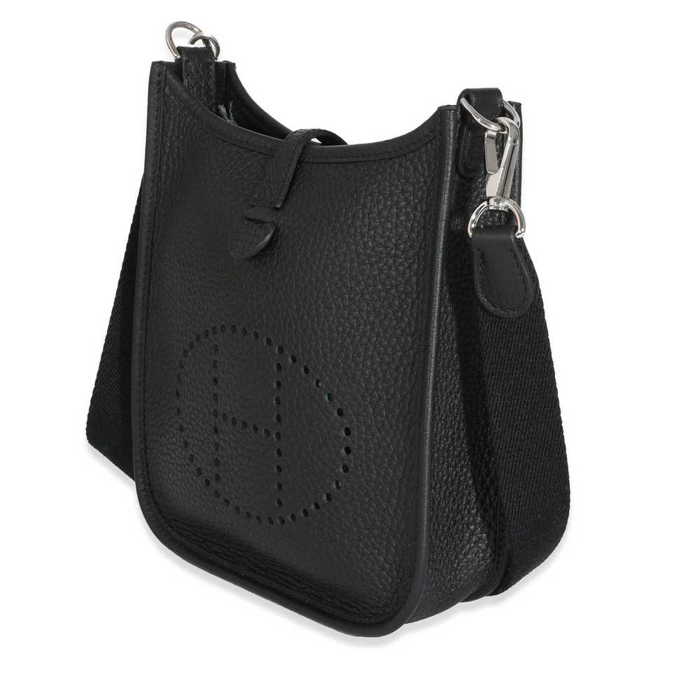 Hermes Hermès Black Taurillon Clemence Evelyne TP… - image 2