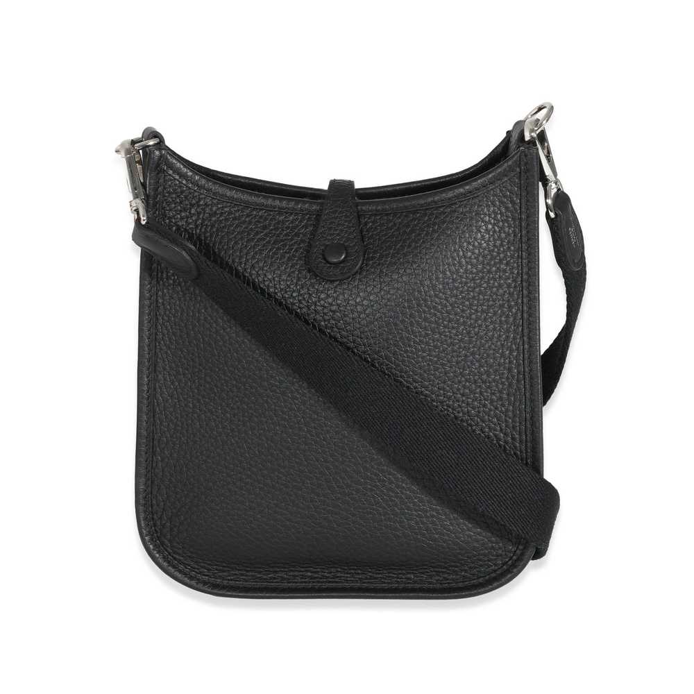 Hermes Hermès Black Taurillon Clemence Evelyne TP… - image 3