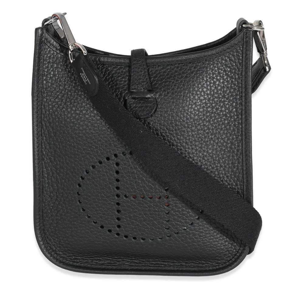 Hermes Hermès Black Taurillon Clemence Evelyne TP… - image 5