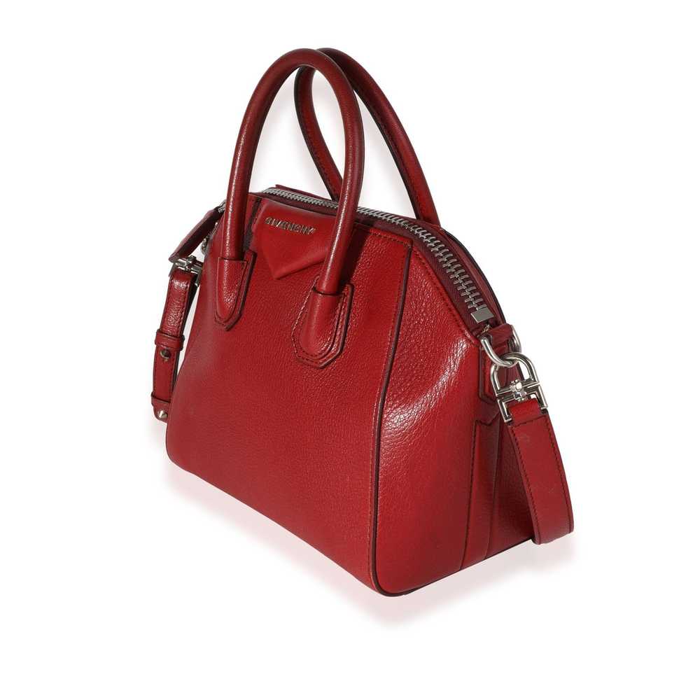 Givenchy Givenchy Red Goatskin Mini Antigona Bag - image 2