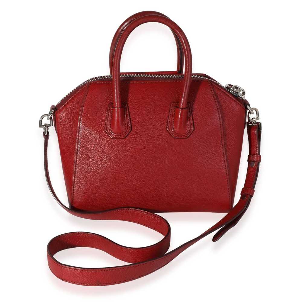 Givenchy Givenchy Red Goatskin Mini Antigona Bag - image 3