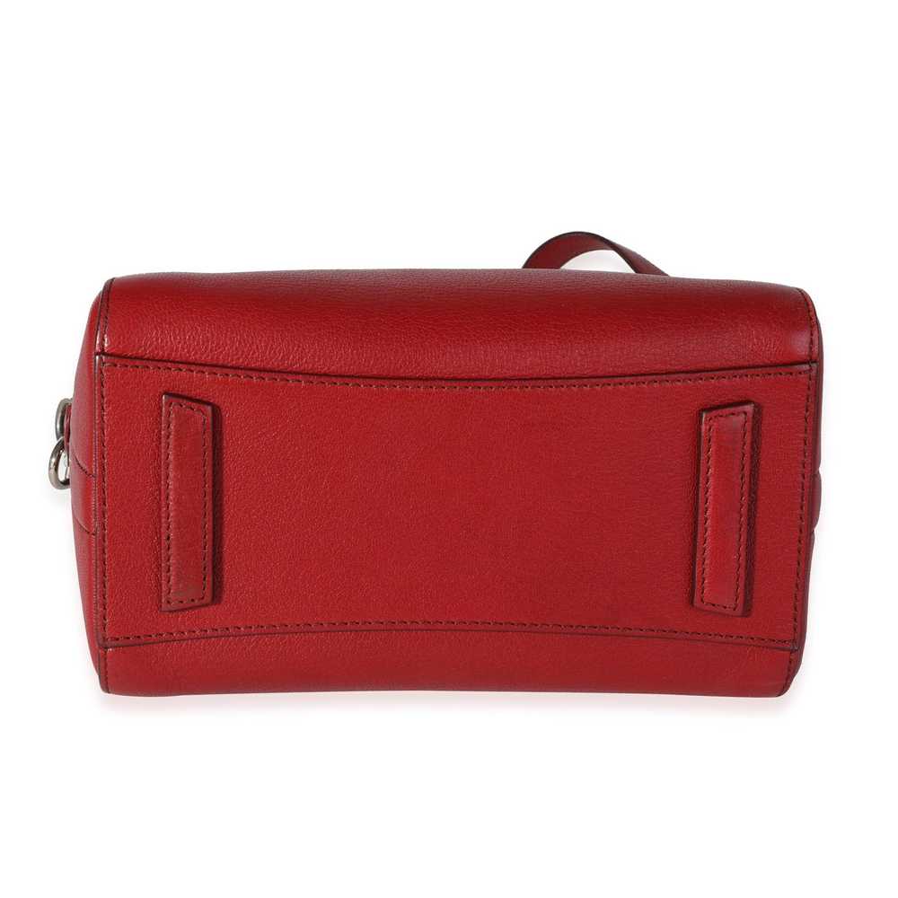 Givenchy Givenchy Red Goatskin Mini Antigona Bag - image 5