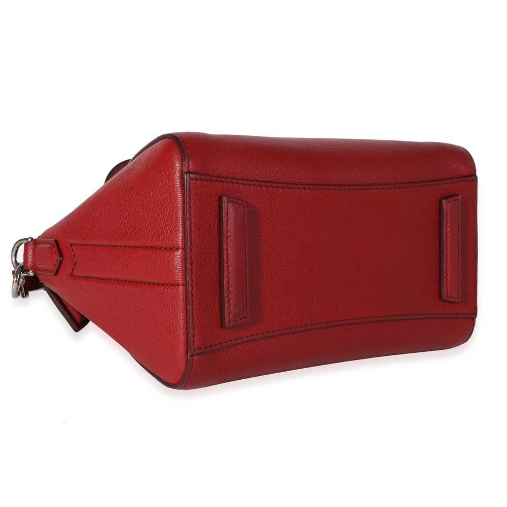 Givenchy Givenchy Red Goatskin Mini Antigona Bag - image 6