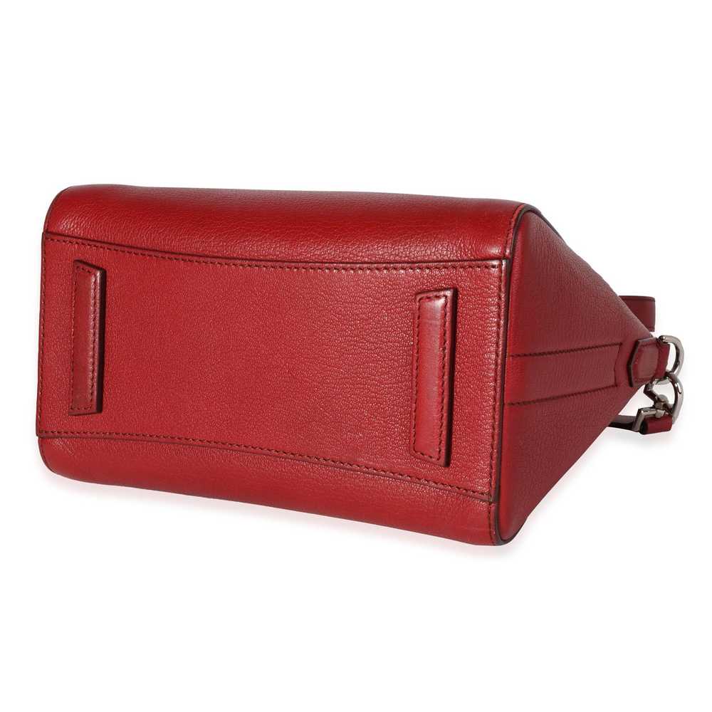 Givenchy Givenchy Red Goatskin Mini Antigona Bag - image 7