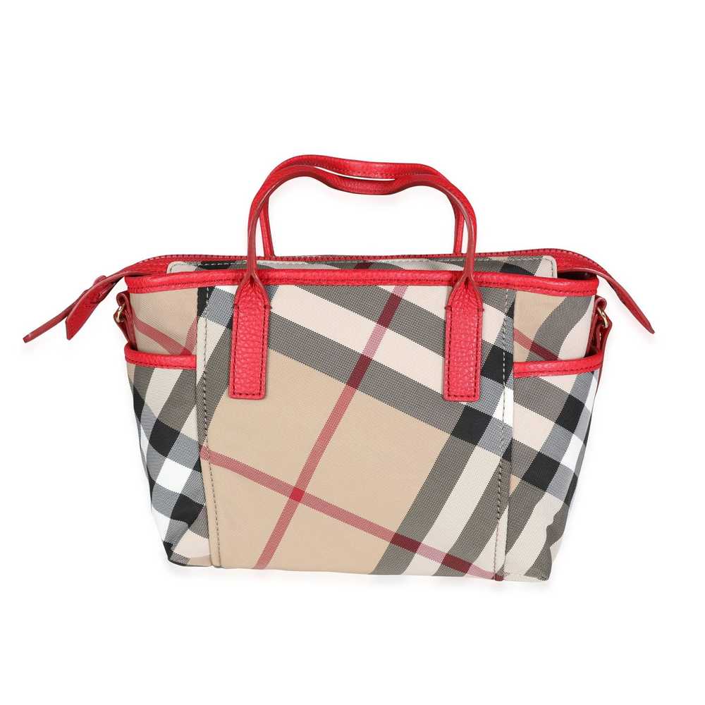 Burberry Burberry Exploded Check Canvas & Bright … - image 1