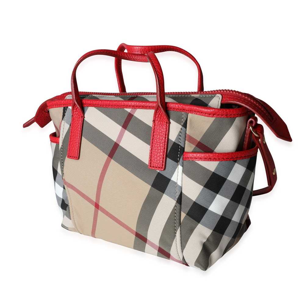 Burberry Burberry Exploded Check Canvas & Bright … - image 3