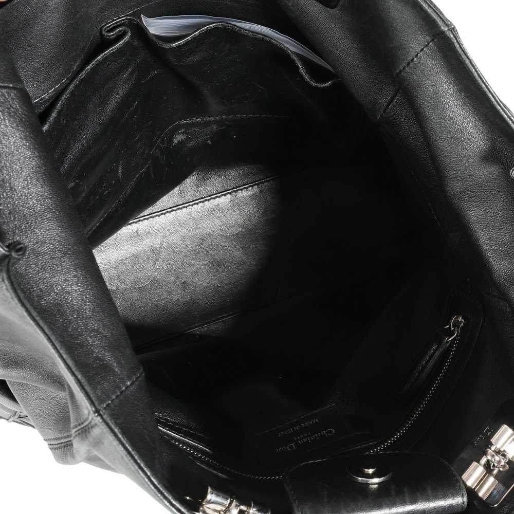 Dior Christian Dior Black Cannage Lambskin Granvi… - image 7