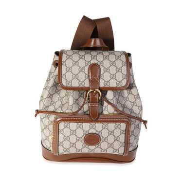 Gucci Gucci Brown GG Supreme Interlocking G Backp… - image 1