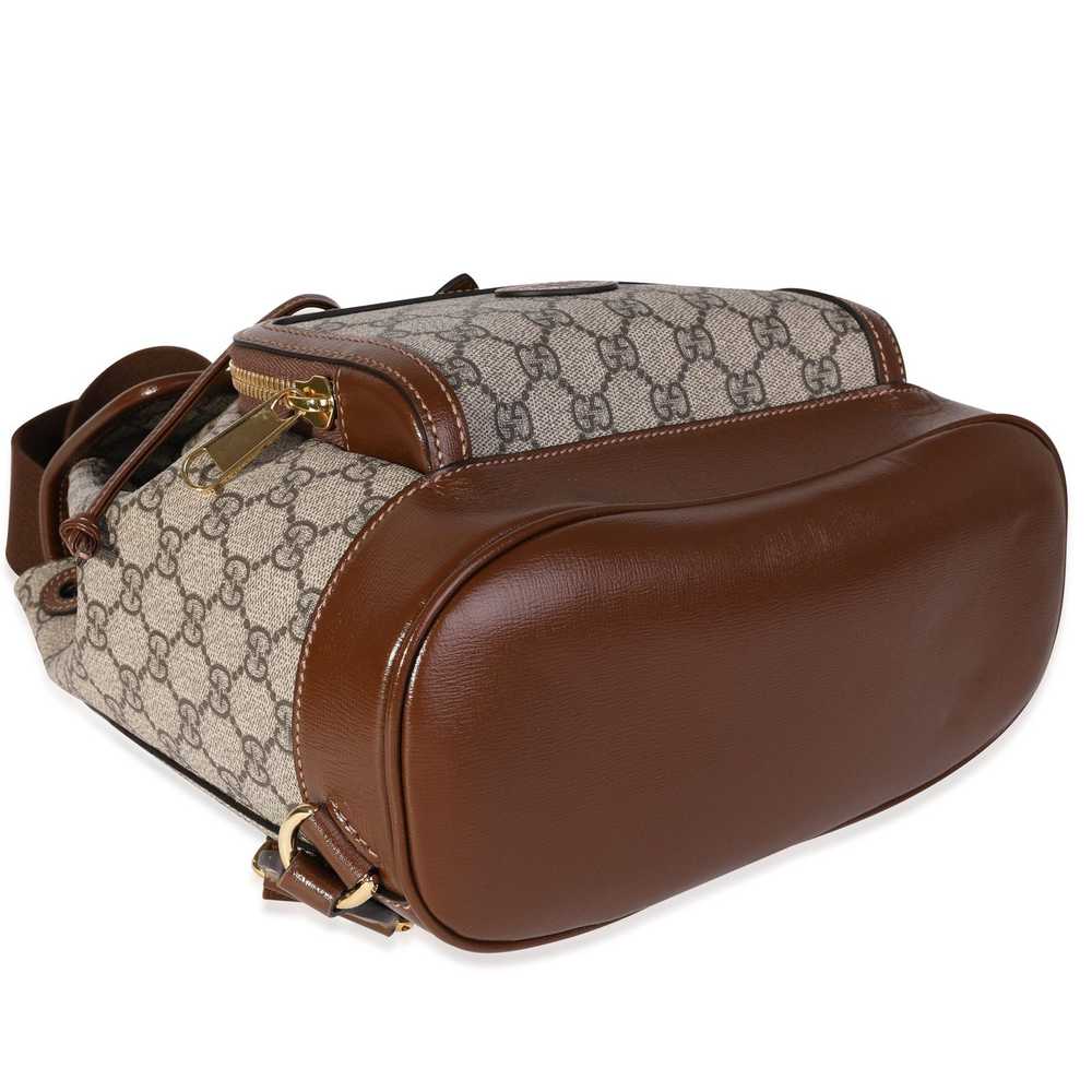 Gucci Gucci Brown GG Supreme Interlocking G Backp… - image 6