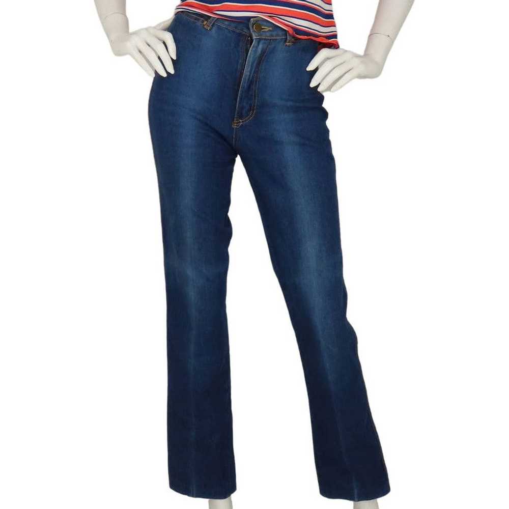 Vintage 70s 80s Brittania Boho Rocker Denim Jeans… - image 3