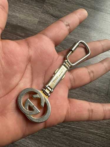 Gucci Gucci Vintage Keychain Interlock Double GG G