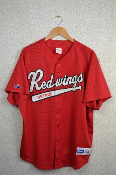 Majestic × Very Rare × Vintage Detroit Red Wings … - image 1