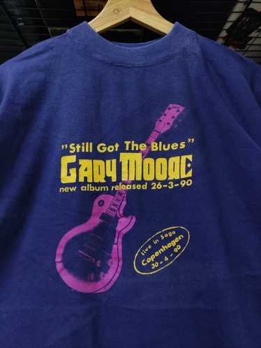 Band Tees × Tour Tee × Vintage Vtg' 80s Gary Moore