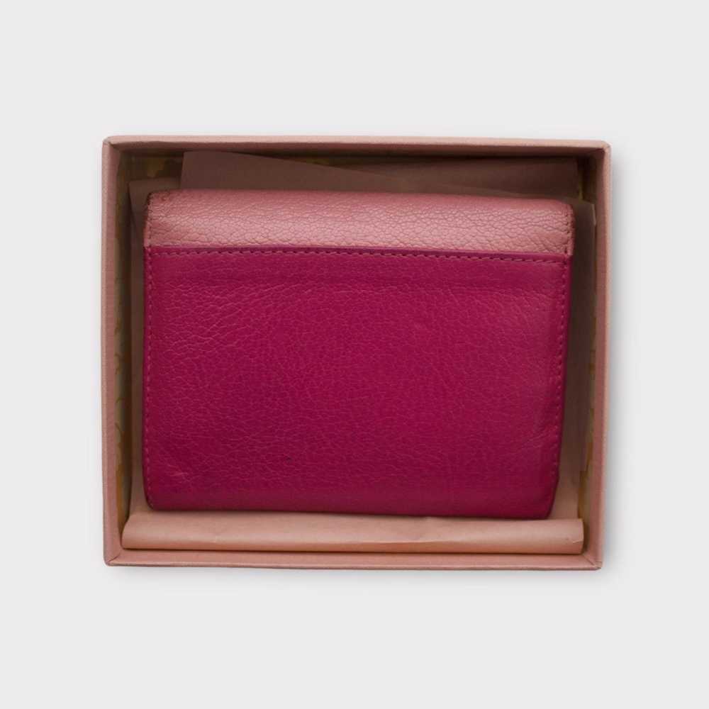 Miu Miu miu miu pink bicolor wallet - image 3