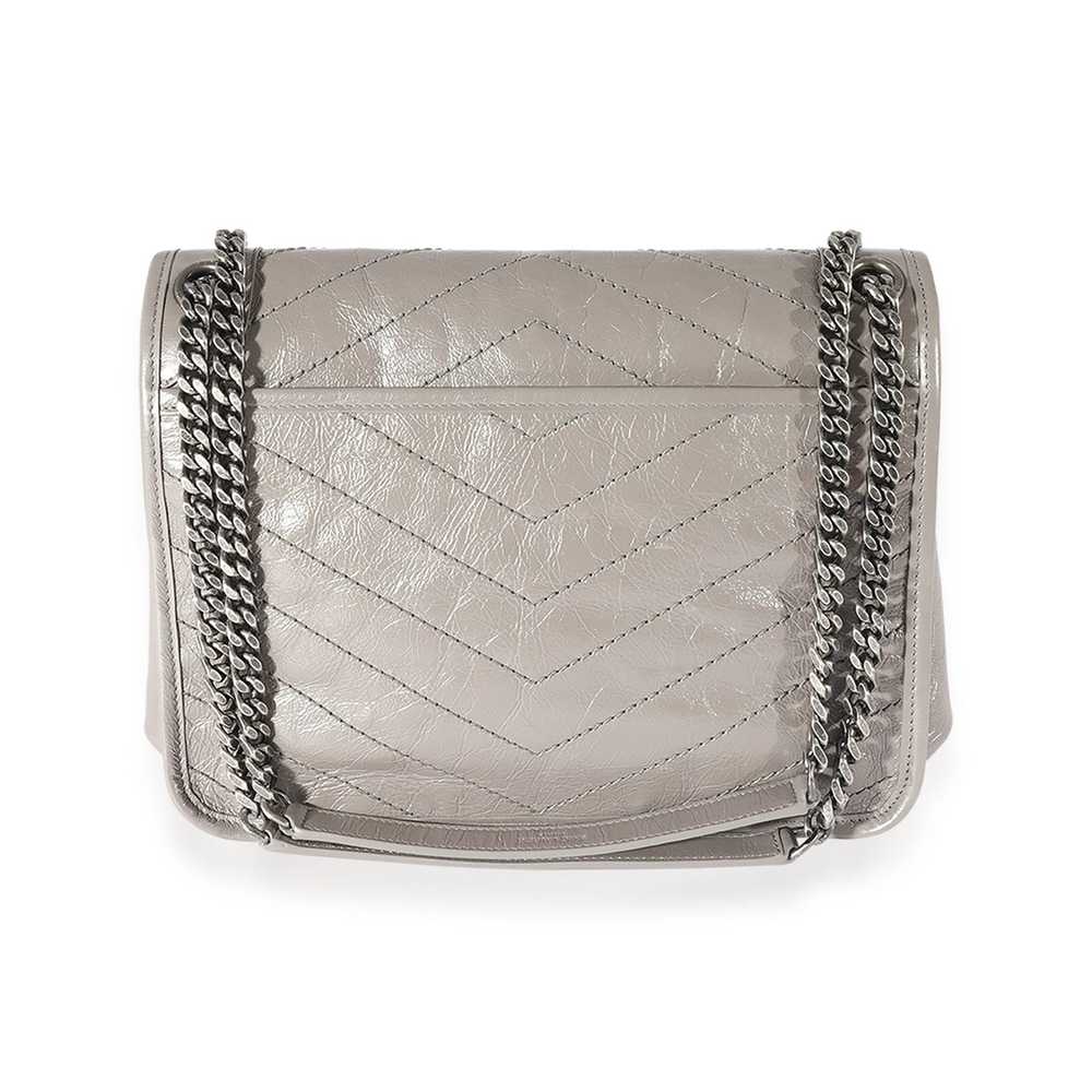 Yves Saint Laurent Saint Laurent Grey Leather Med… - image 3