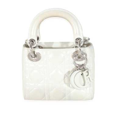 Dior Christian Dior Metallic Pearl Nubuck Micro L… - image 1