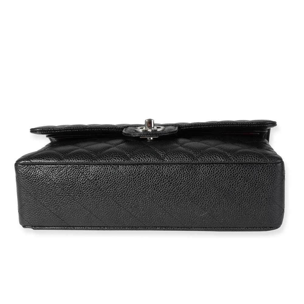 Chanel Chanel Black Quilted Caviar Medium Classic… - image 5