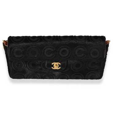 Chanel Chanel Vintage Black Pony Hair Coco East W… - image 1