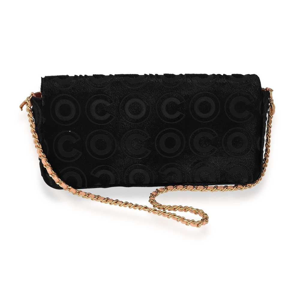 Chanel Chanel Vintage Black Pony Hair Coco East W… - image 3