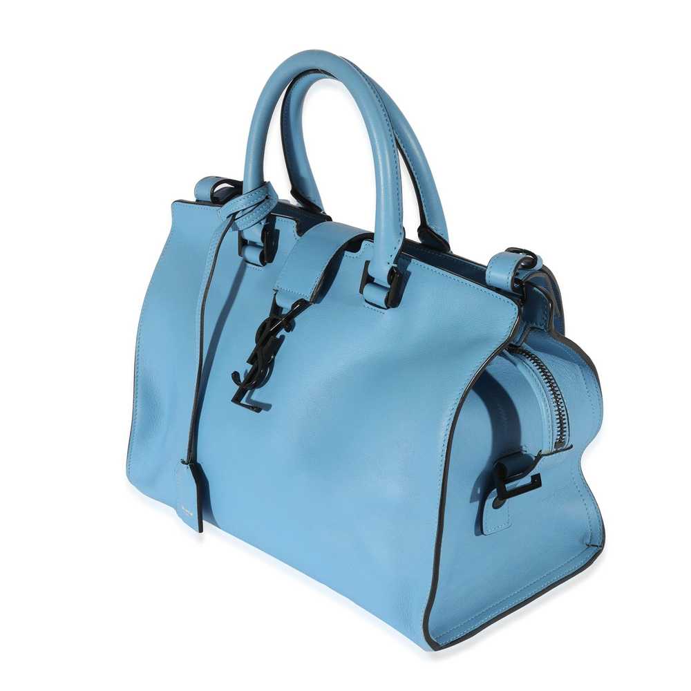 Yves Saint Laurent Saint Laurent Blue Leather Dow… - image 2
