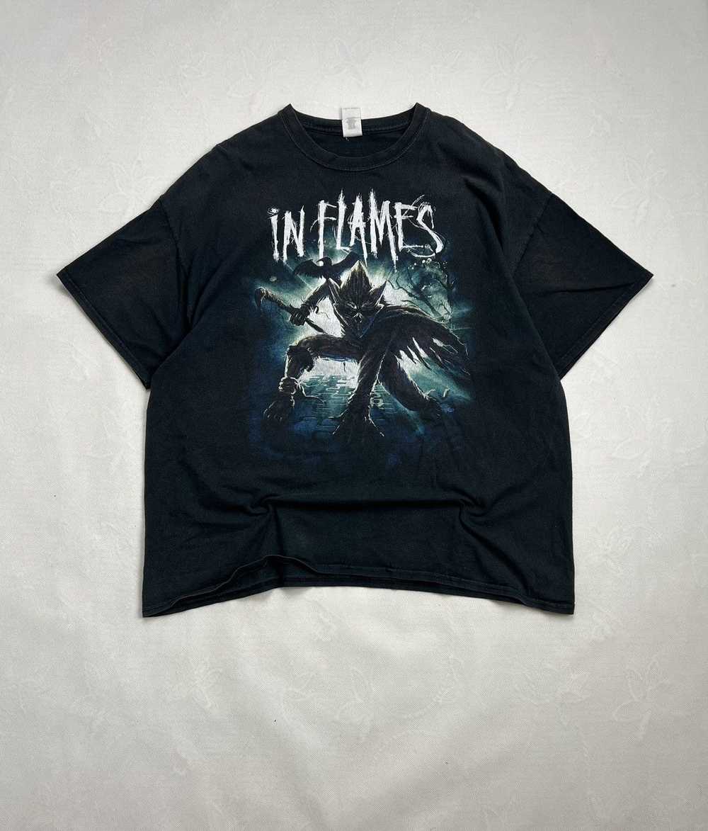 Vintage Vintage Tshirt Im Flames 00’s metal band … - image 1