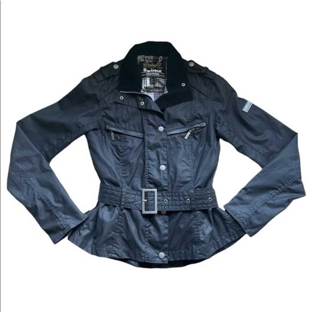 Barbour Barbour India Wax Jacket in Classic Black… - image 5