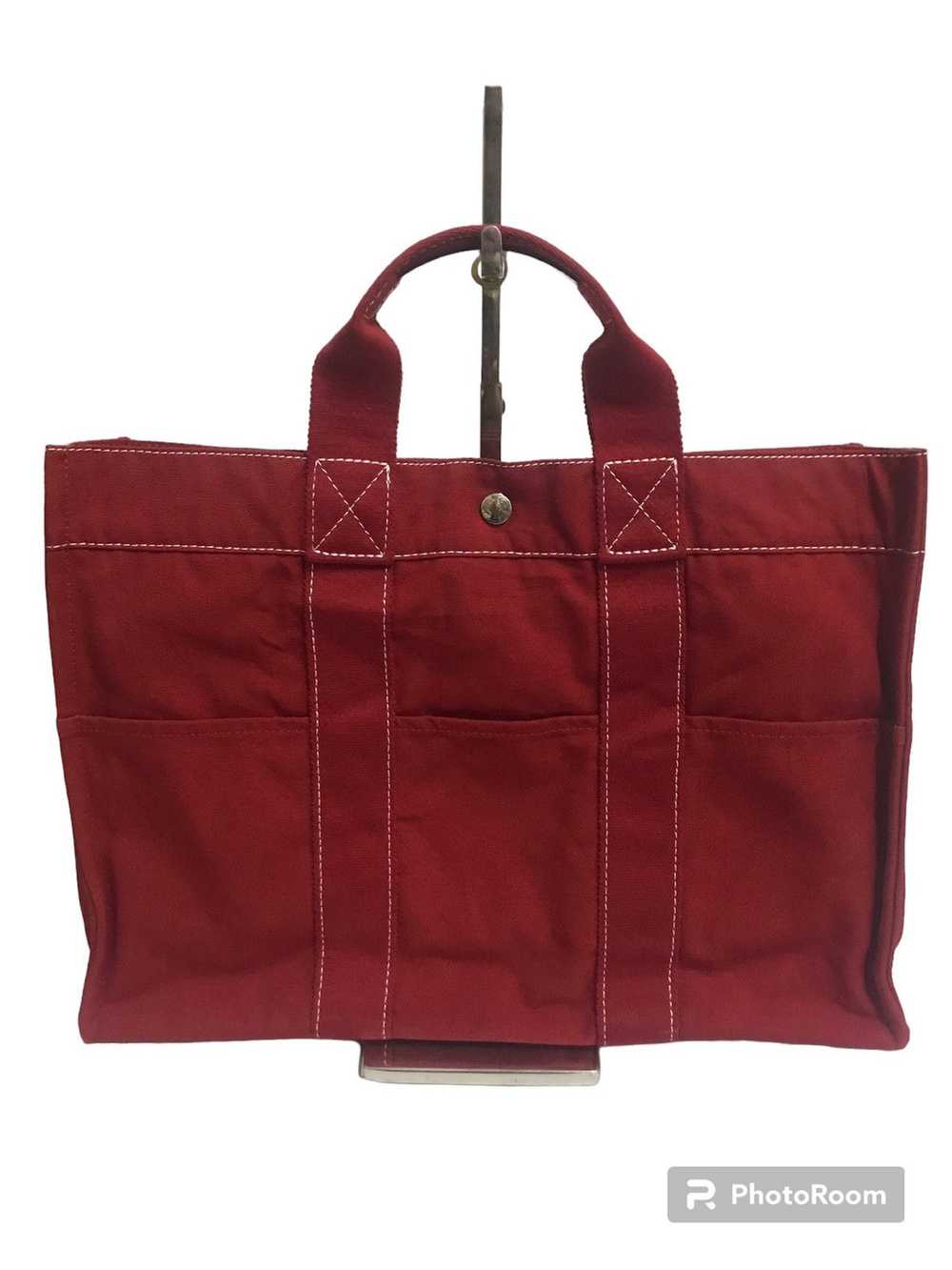 Hermes × Luxury Hermes Herline Canvas Tote Bag - image 1