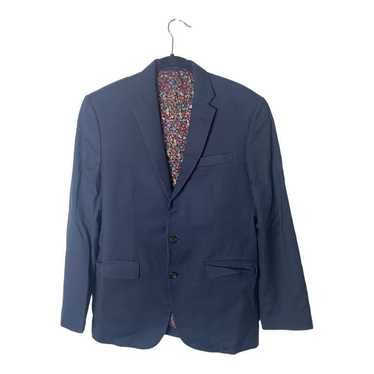 Other Men's SZ L blue lined blazer - image 1