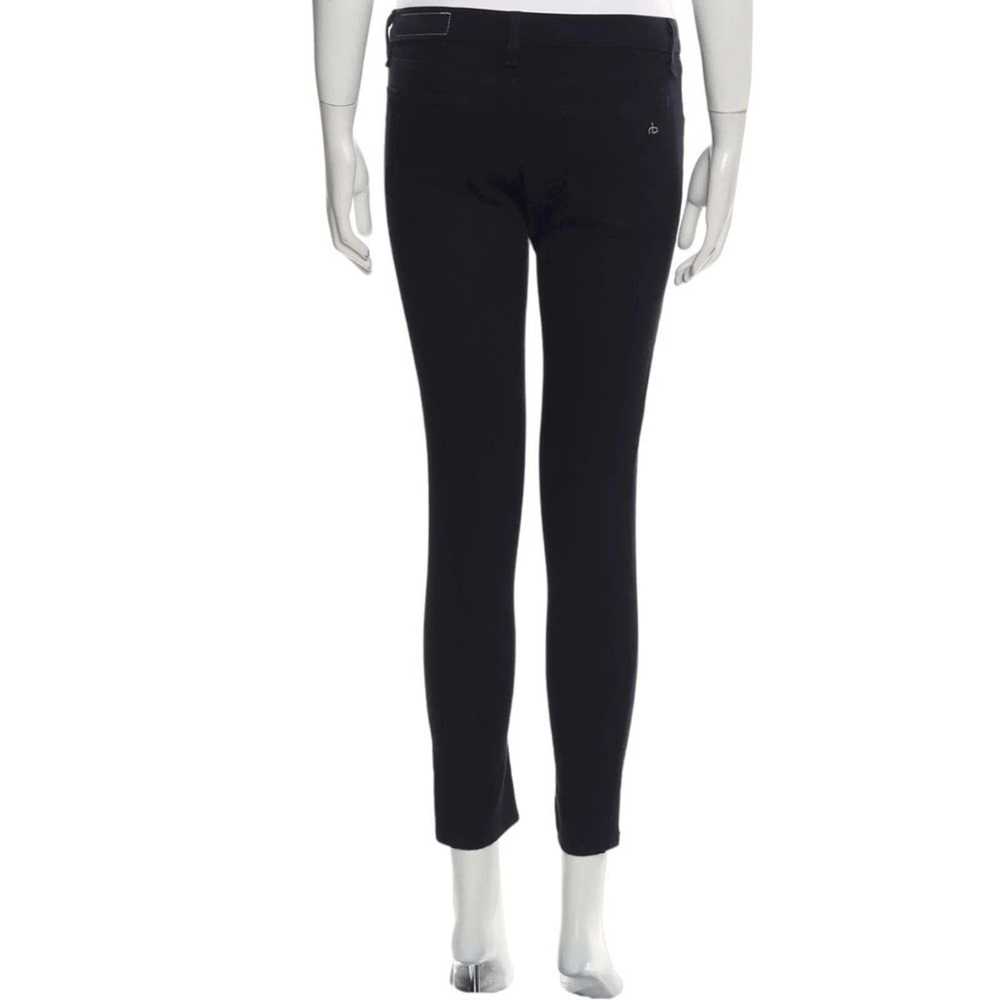 Rag & Bone RAG & BONE Black Mid-Rise Skinny Leggi… - image 3