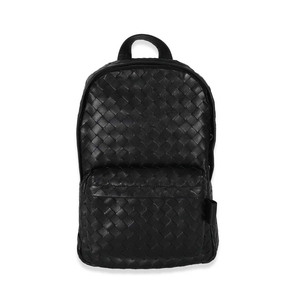 Bottega Veneta Bottega Veneta Black Calfskin Smal… - image 1