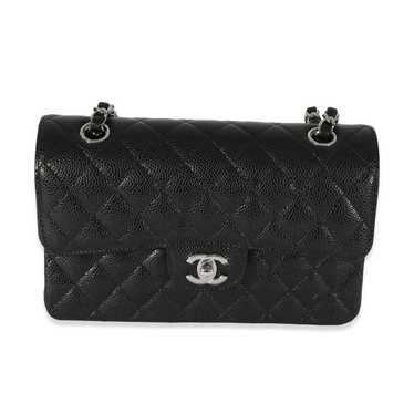 Chanel Chanel Black Caviar Small Classic Double F… - image 1