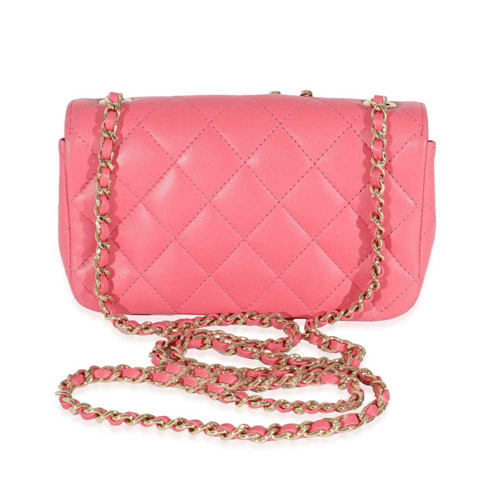Chanel Chanel Pink Lambskin Emoticon Extra Mini F… - image 3