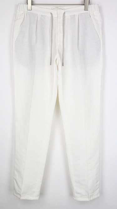 Suitsupply AMES PLEAT UK36R Off-White Linen Cotto… - image 1