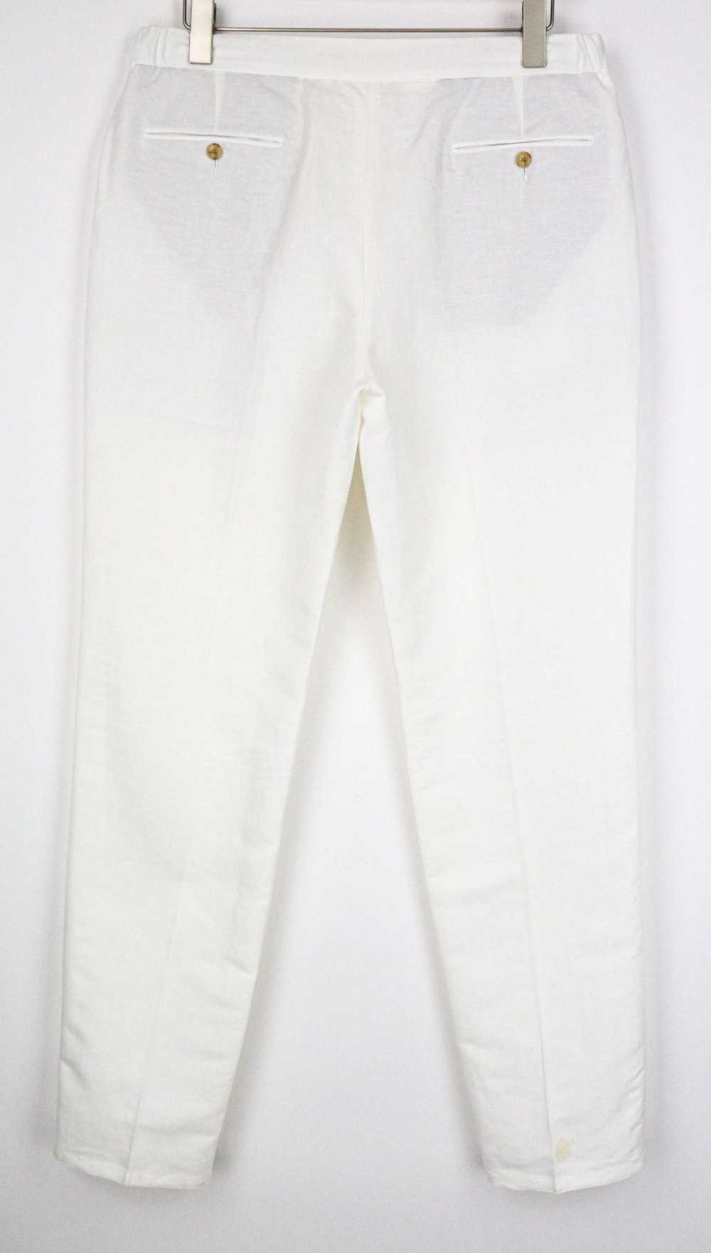 Suitsupply AMES PLEAT UK36R Off-White Linen Cotto… - image 2