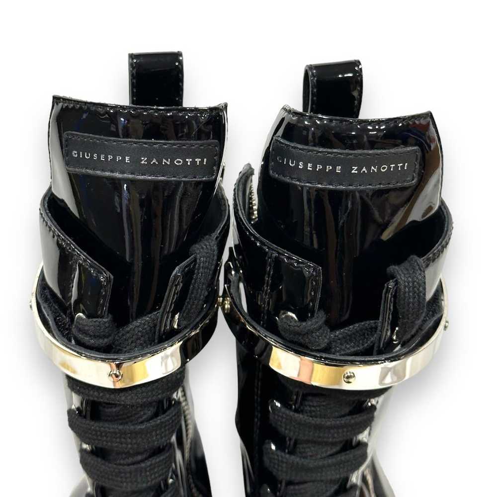 Giuseppe Zanotti Apocalyse Patent Leather Combat … - image 5