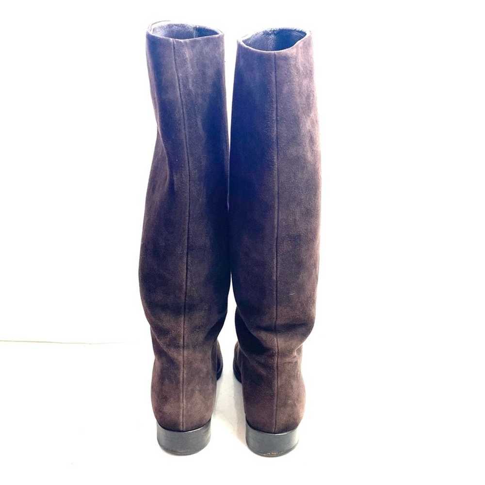 Carel Paris Brown Suede Over The Knee Boots Size … - image 8