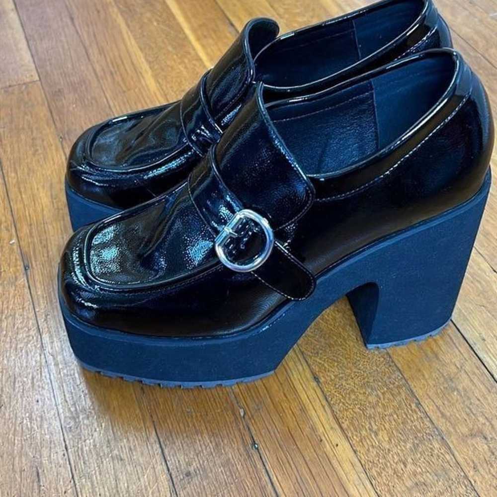 Chase + Chloe Buckled Platform Loafer Heels Nwot … - image 4