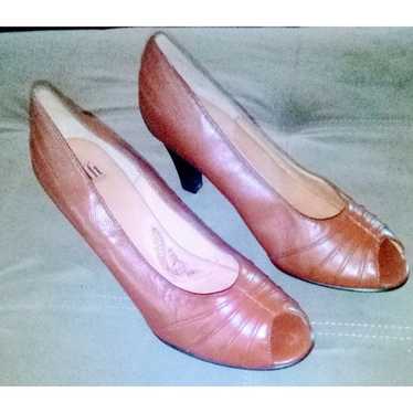 Leather Brown Heels