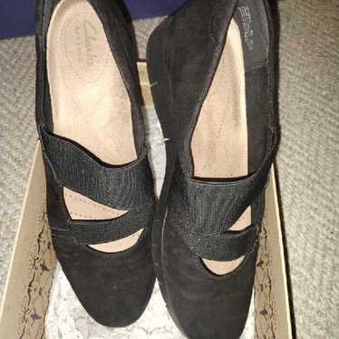 Clarks size 9 women’s shoes wedges - image 1