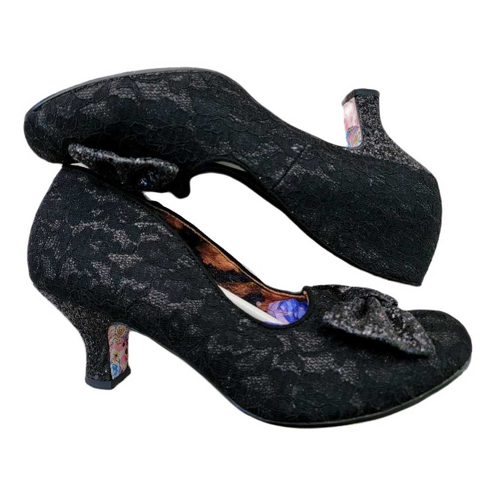 Irregular Choice Razzle Dazzle Lace and Glitter M… - image 2