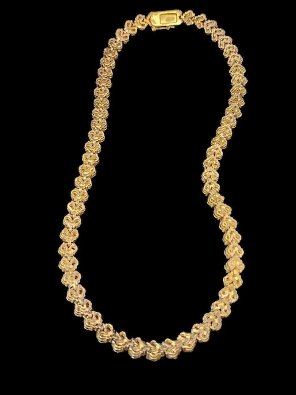 Vintage CZ Faux Diamond Necklace (A4022) - image 4