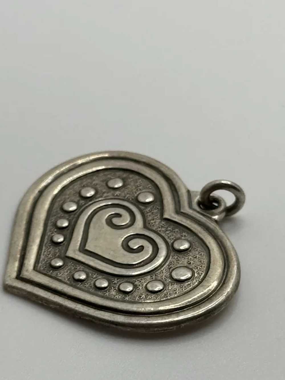 Vintage Kalevala Koru Sterling Silver Eura Heart … - image 6