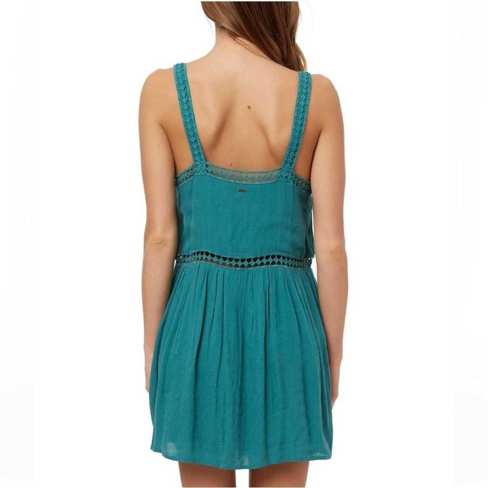 Oneill Dress Womens XL Green Mariah Babydoll V ne… - image 9