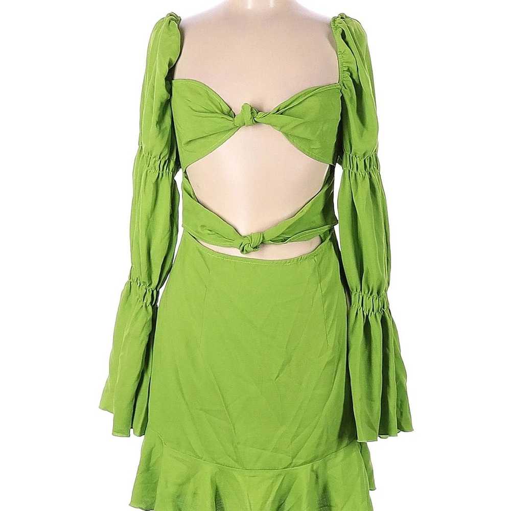 PrettyLittleThing Green Long Sleeve Dress 6 - image 1