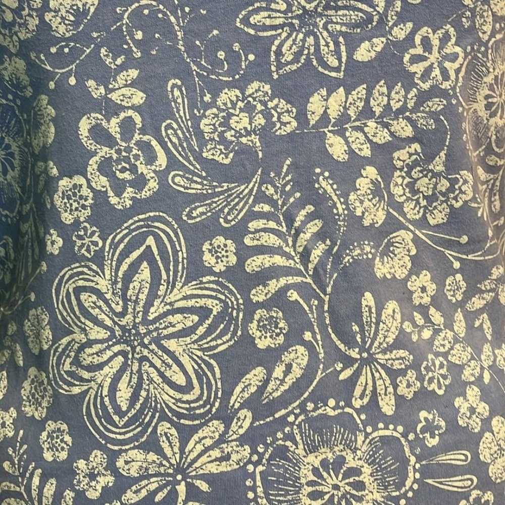 Icantoo Hawaiian Floral 100% Cotton Sleeveless Dr… - image 4