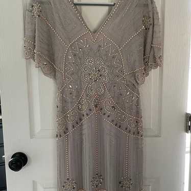 Frock and Frill Beaded Dress