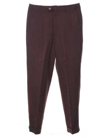 Maroon Trousers - W32 L30 - image 1