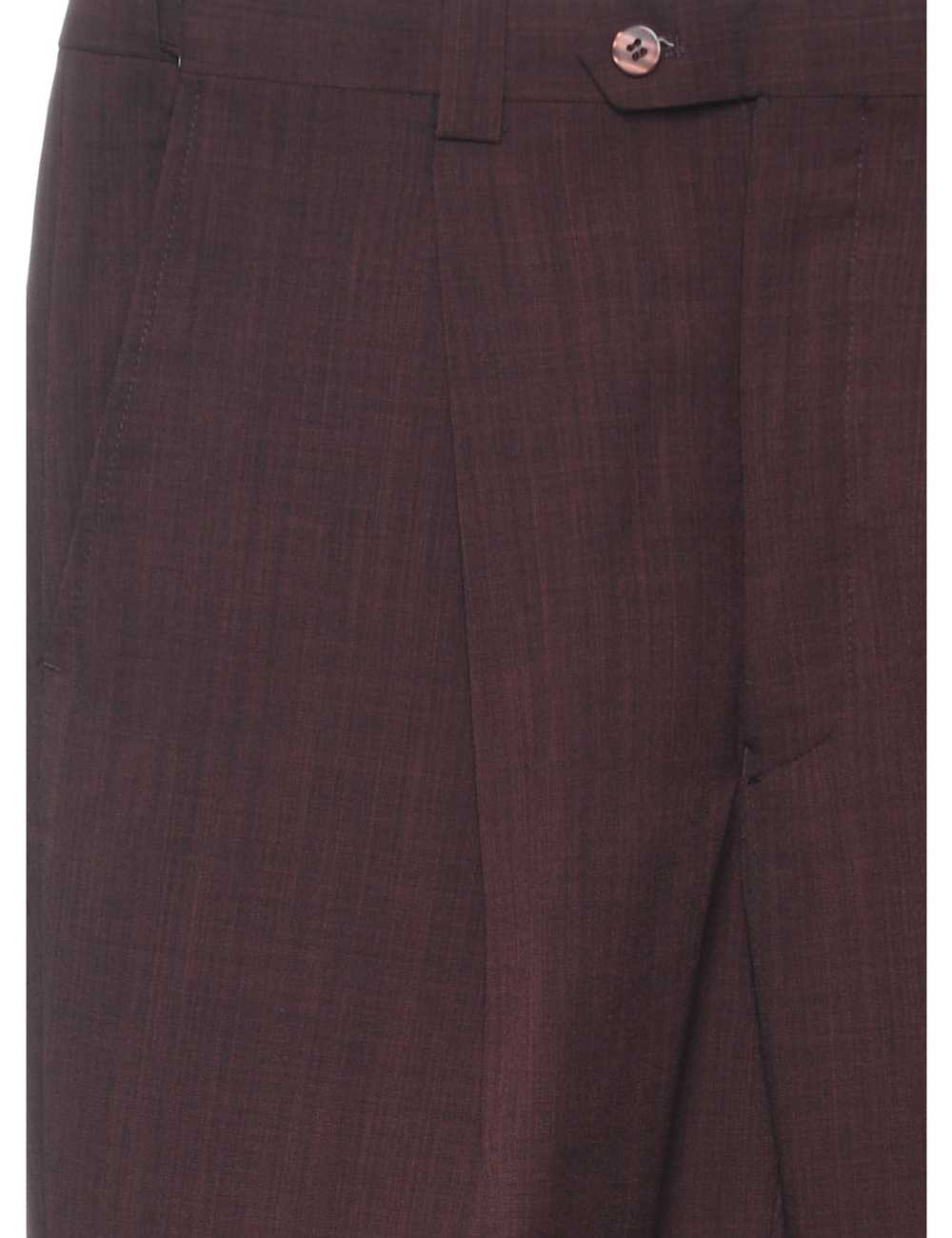 Maroon Trousers - W32 L30 - image 3