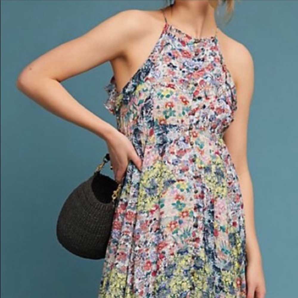 Anthropologie Meadow Rue Allerton Floral  Maxi Dr… - image 4